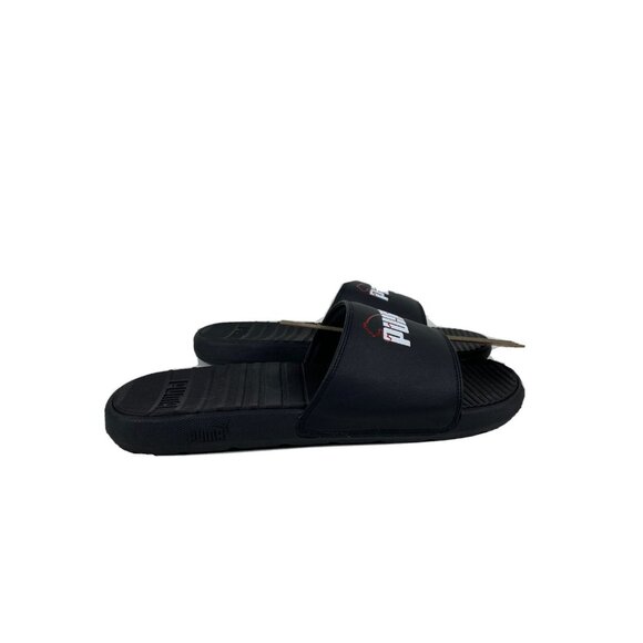 Puma Mens Cool Cat Jump Slides Sandals Size 12 Black - Picture 3 of 7